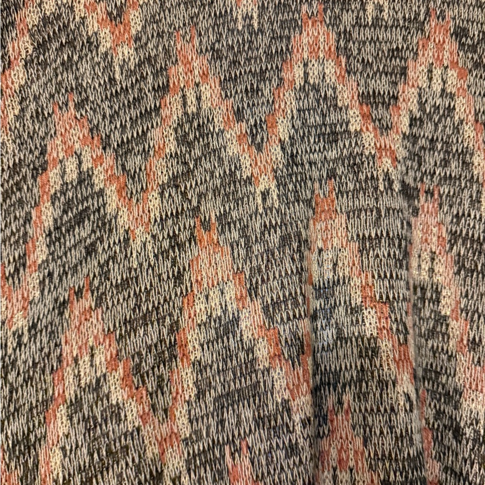 Ariat Women's Chevron Cardigan - Gray, Orange, Cream - Picture 6 of 6